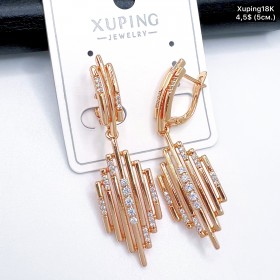 Сережки Xuping18К 20014 ( 5 см.)